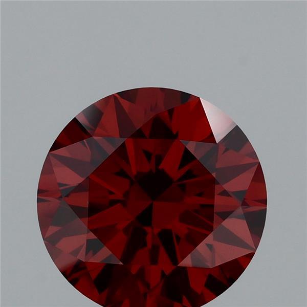 2.09 Carat Round Shaped, Ideal Cut, FANCY DEEP ORANGE Color, VVS2 Clarity, IGI Certified Lab Grown Diamond