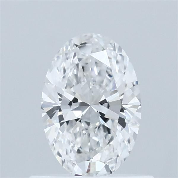 0.62 Carat Oval Shaped, Ideal Cut, D Color, VVS2 Clarity, IGI Certified Lab Grown Diamond