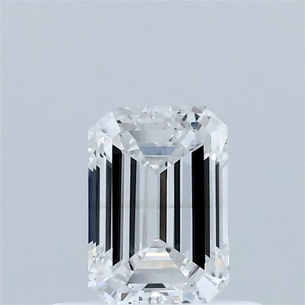 0.55 Carat Emerald Shaped, Ideal Cut, D Color, VS2 Clarity, IGI Certified Lab Grown Diamond