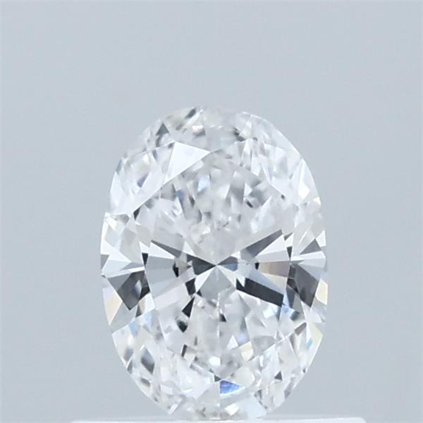 0.53 Carat Oval Shaped, Excellent Cut, D Color, VVS2 Clarity, IGI Certified Lab Grown Diamond