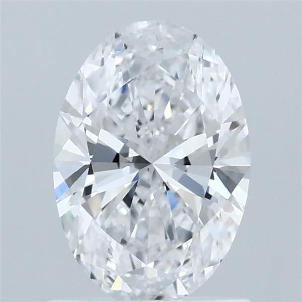 1.07 Carat Oval Shaped, Ideal Cut, D Color, VVS2 Clarity, IGI Certified Lab Grown Diamond