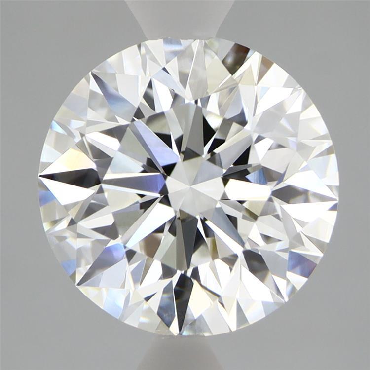 3.08 Carat Round Shaped, Excellent Cut, E Color, VVS2 Clarity, IGI Certified Lab Grown Diamond