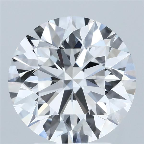 3.50 Carat Round Shaped, Excellent Cut, E Color, VVS2 Clarity, IGI Certified Lab Grown Diamond
