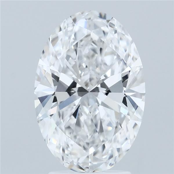 3.03 Carat Oval Shaped, Ideal Cut, D Color, VVS2 Clarity, IGI Certified Lab Grown Diamond