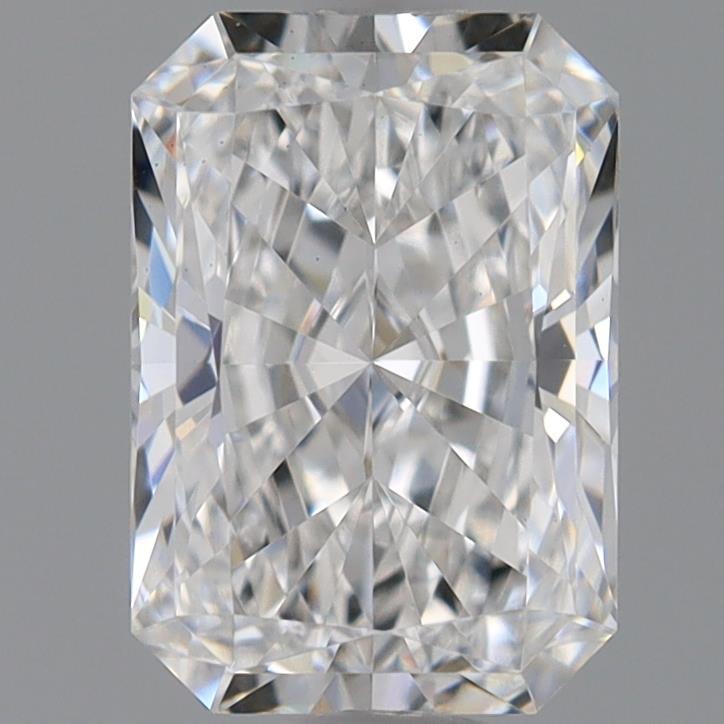 0.90 Carat Radiant Shaped, Ideal Cut, D Color, VS1 Clarity, IGI Certified Lab Grown Diamond
