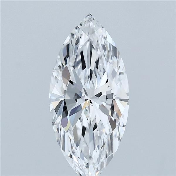 1.05 Carat Marquise Shaped, Ideal Cut, D Color, VVS2 Clarity, IGI Certified Lab Grown Diamond