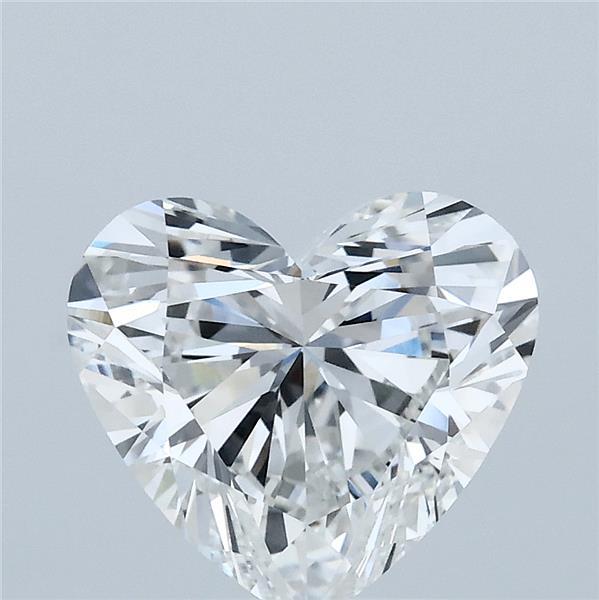 2.57 Carat Heart Shaped, Ideal Cut, E Color, VVS1 Clarity, IGI Certified Lab Grown Diamond