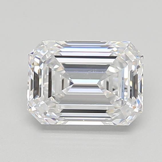 1.07 Carat Emerald Shaped, Ideal Cut, D Color, IF Clarity, IGI Certified Lab Grown Diamond
