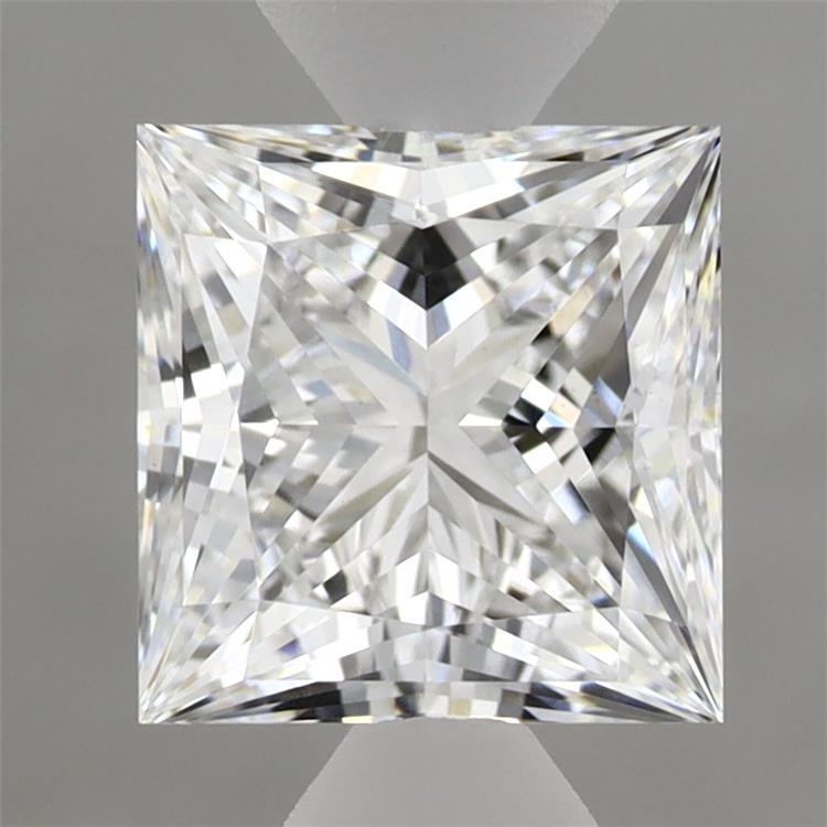 1.81 Carat Princess Shaped, Ideal Cut, D Color, VS1 Clarity, IGI Certified Lab Grown Diamond