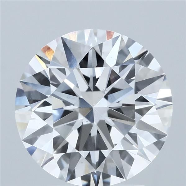 3.08 Carat Round Shaped, Ideal Cut, E Color, VS2 Clarity, IGI Certified Lab Grown Diamond
