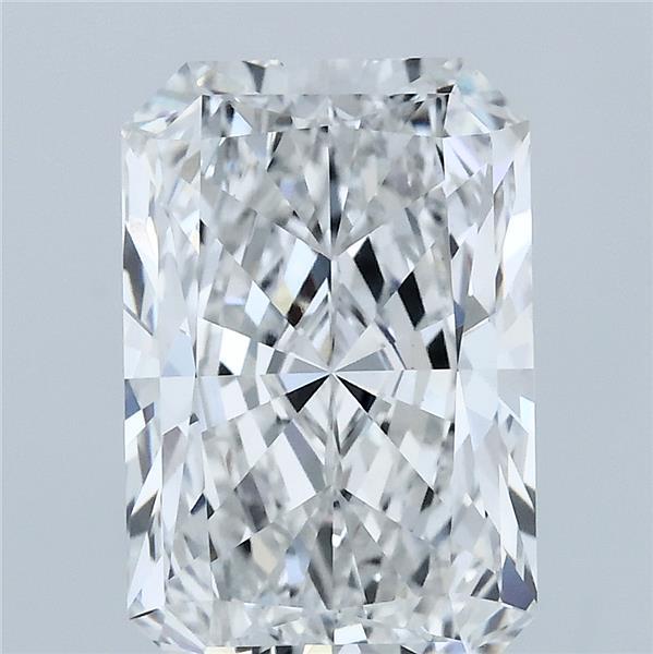 4.02 Carat Radiant Shaped, Ideal Cut, E Color, VVS2 Clarity, IGI Certified Lab Grown Diamond
