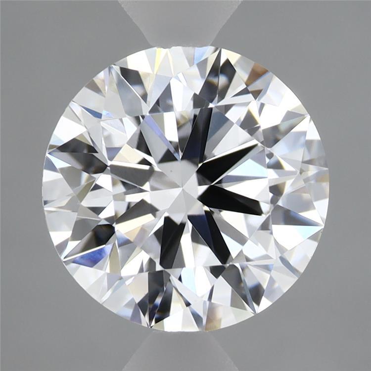 2.55 Carat Round Shaped, Ideal Cut, D Color, VVS2 Clarity, IGI Certified Lab Grown Diamond
