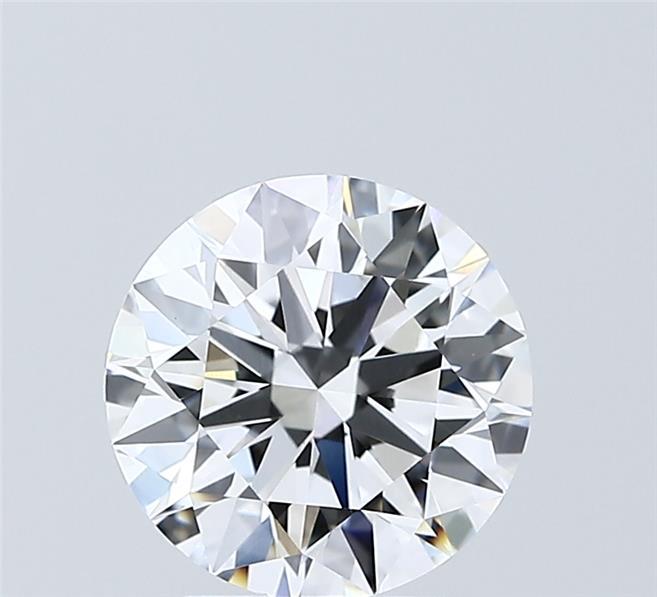 2.05 Carat Round Shaped, Ideal Cut, D Color, VVS2 Clarity, IGI Certified Lab Grown Diamond