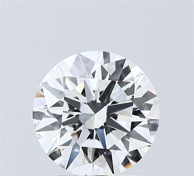 2.03 Carat Round Shaped, Ideal Cut, E Color, VVS2 Clarity, IGI Certified Lab Grown Diamond