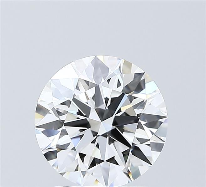 2.03 Carat Round Shaped, Ideal Cut, D Color, VVS2 Clarity, IGI Certified Lab Grown Diamond