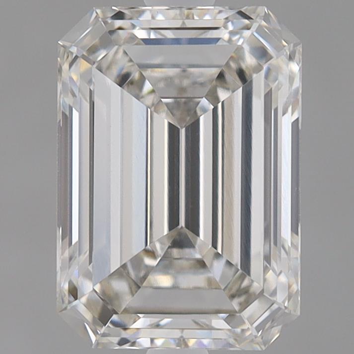 1.46 Carat Emerald Shaped, Excellent Cut, H Color, VVS2 Clarity, IGI Certified Lab Grown Diamond
