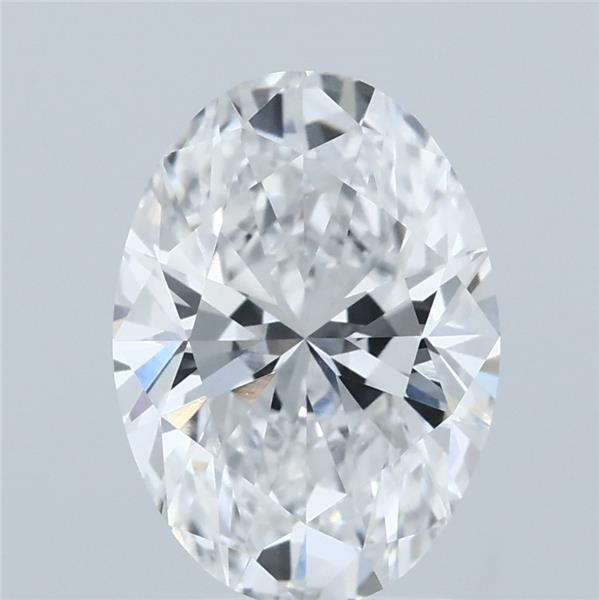 2.54 Carat Oval Shaped, Ideal Cut, E Color, VVS2 Clarity, IGI Certified Lab Grown Diamond