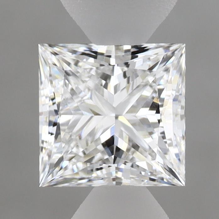 1.00 Carat Princess Shaped, Ideal Cut, D Color, VVS2 Clarity, IGI Certified Lab Grown Diamond