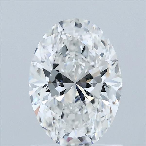 1.09 Carat Oval Shaped, Ideal Cut, F Color, VVS2 Clarity, IGI Certified Lab Grown Diamond