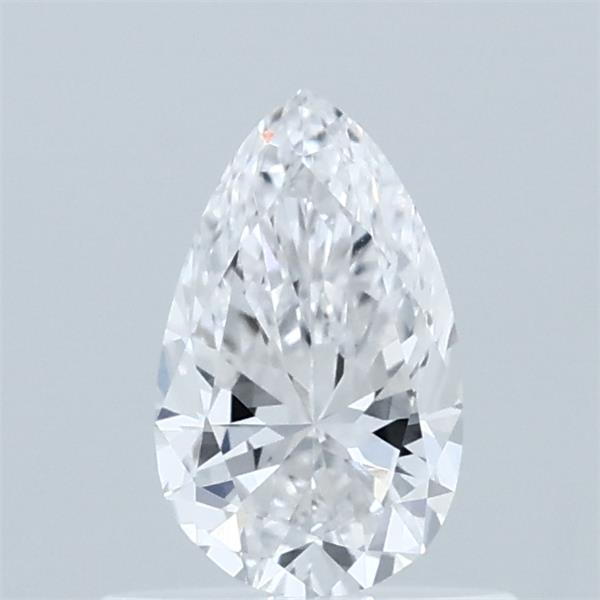0.52 Carat Pear Shaped, Very Good Cut, D Color, VVS2 Clarity, IGI Certified Lab Grown Diamond