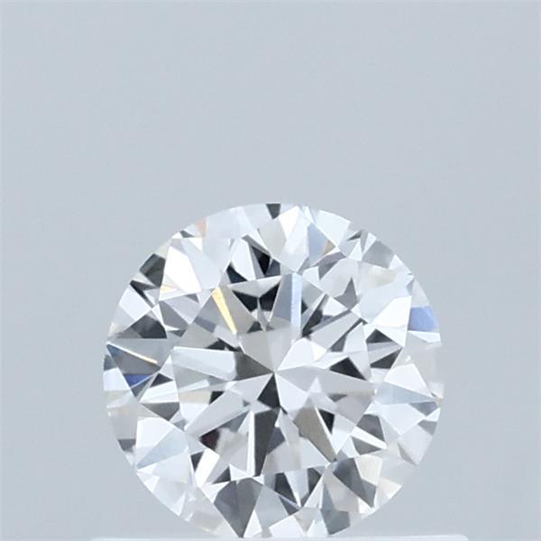 0.57 Carat Round Shaped, Very Good Cut, D Color, VVS2 Clarity, IGI Certified Lab Grown Diamond