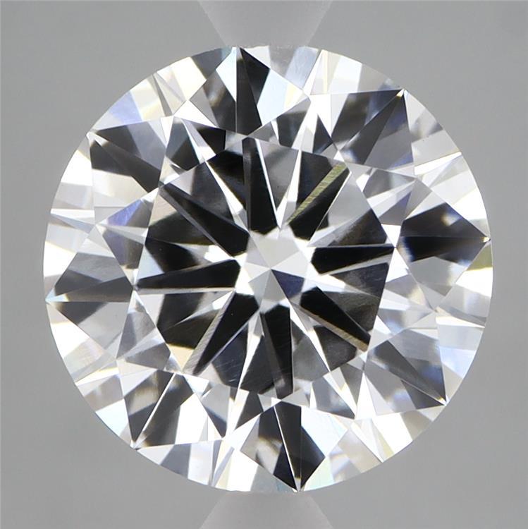 3.97 Carat Round Shaped, Excellent Cut, F Color, VVS2 Clarity, IGI Certified Lab Grown Diamond