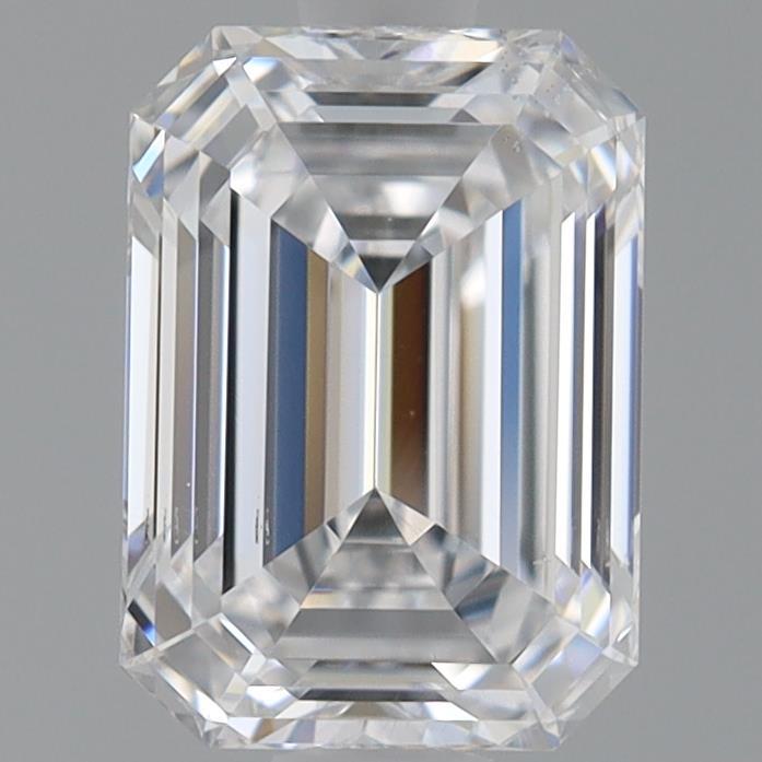 1.05 Carat Emerald Shaped, Ideal Cut, D Color, SI1 Clarity, IGI Certified Lab Grown Diamond