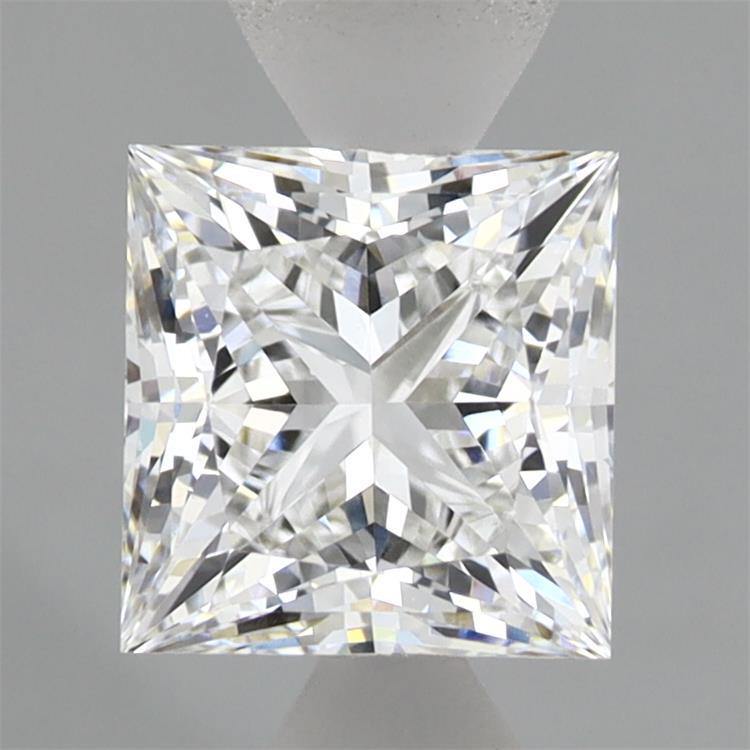 1.56 Carat Princess Shaped, Ideal Cut, D Color, VVS1 Clarity, IGI Certified Lab Grown Diamond