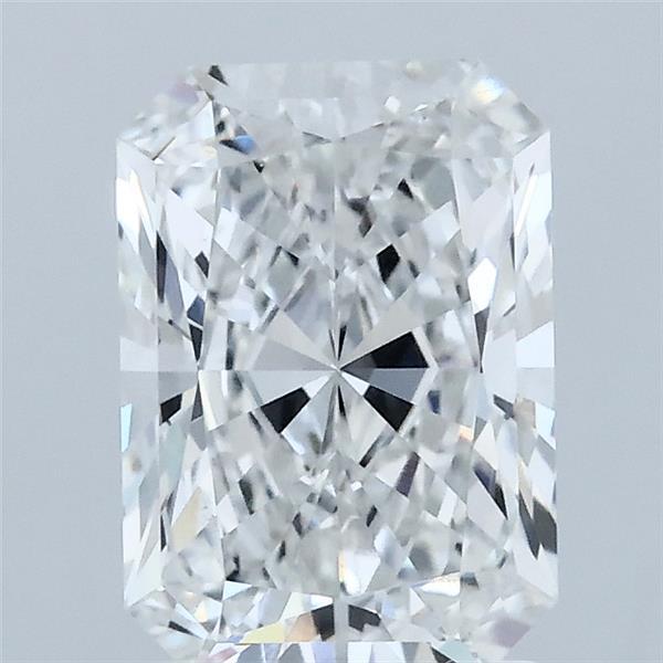 1.83 Carat Radiant Shaped, Ideal Cut, E Color, VS1 Clarity, IGI Certified Lab Grown Diamond