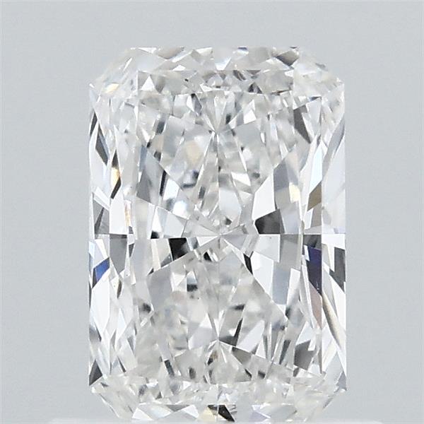 0.76 Carat Radiant Shaped, Ideal Cut, E Color, VS1 Clarity, IGI Certified Lab Grown Diamond