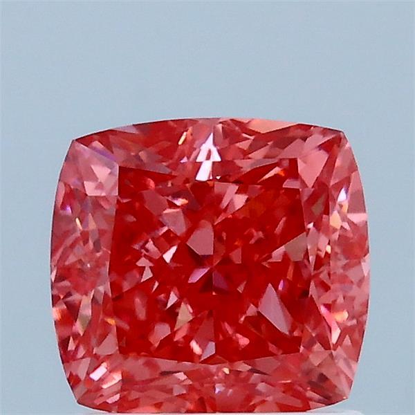 1.62 Carat Cushion Shaped, Ideal Cut, FANCY VIVID PINK Color, VVS2 Clarity, IGI Certified Lab Grown Diamond