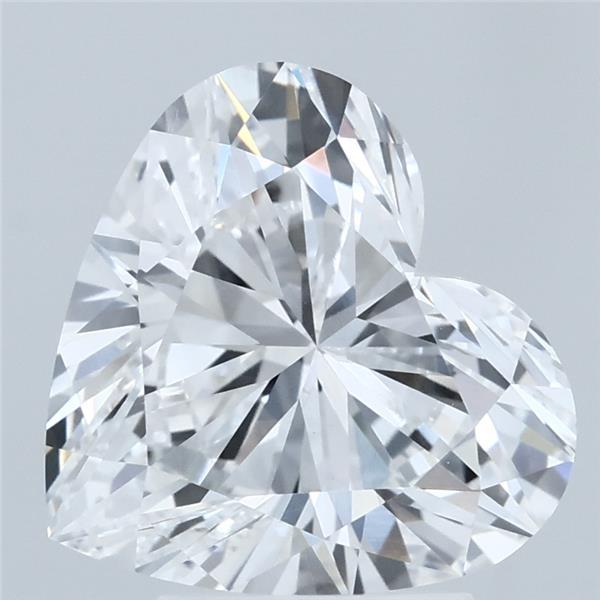 3.50 Carat Heart Shaped, Ideal Cut, D Color, VVS2 Clarity, IGI Certified Lab Grown Diamond