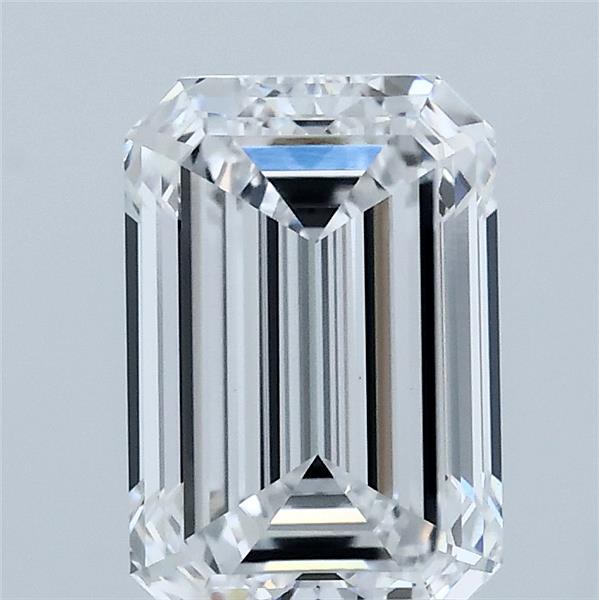 2.00 Carat Emerald Shaped, Excellent Cut, D Color, VS1 Clarity, IGI Certified Lab Grown Diamond