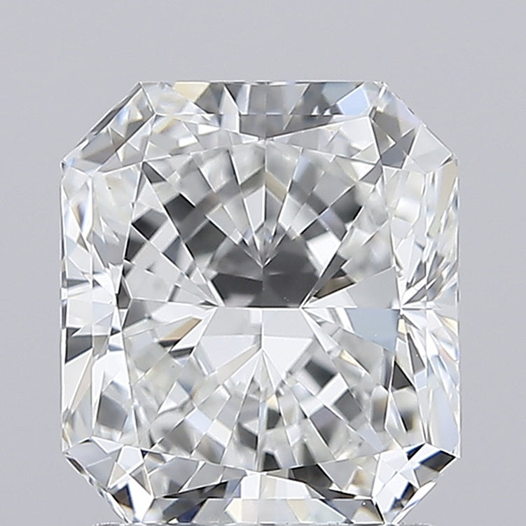 2.00 Carat Radiant Shaped, Very Good Cut, E Color, VS1 Clarity, IGI Certified Lab Grown Diamond