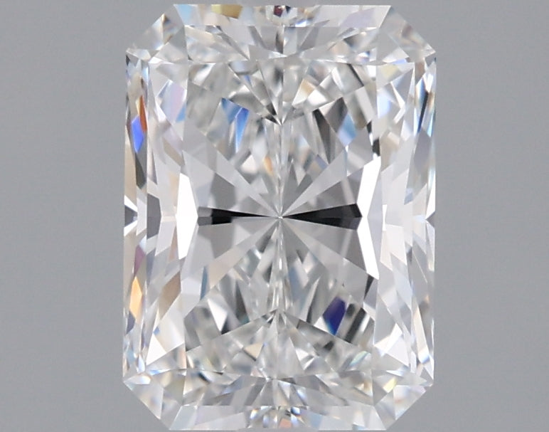 1.65 Carat Radiant Shaped, Excellent Cut, E Color, VVS2 Clarity, IGI Certified Lab Grown Diamond