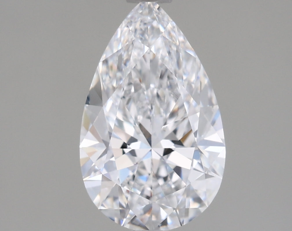 1.27 Carat Pear Shaped, Ideal Cut, D Color, VVS1 Clarity, IGI Certified Lab Grown Diamond