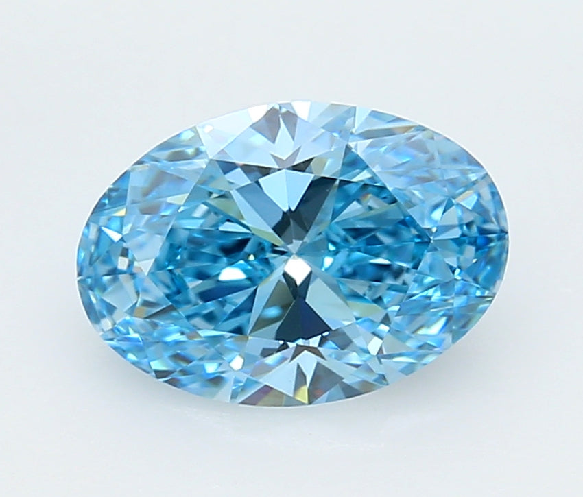 2.09 Carat Oval Shaped, Ideal Cut, VVS2 Clarity, IGI Certified Lab Grown Diamond