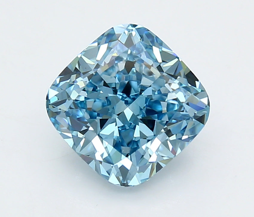 3.03 Carat Cushion Shaped, Ideal Cut, VVS2 Clarity, IGI Certified Lab Grown Diamond