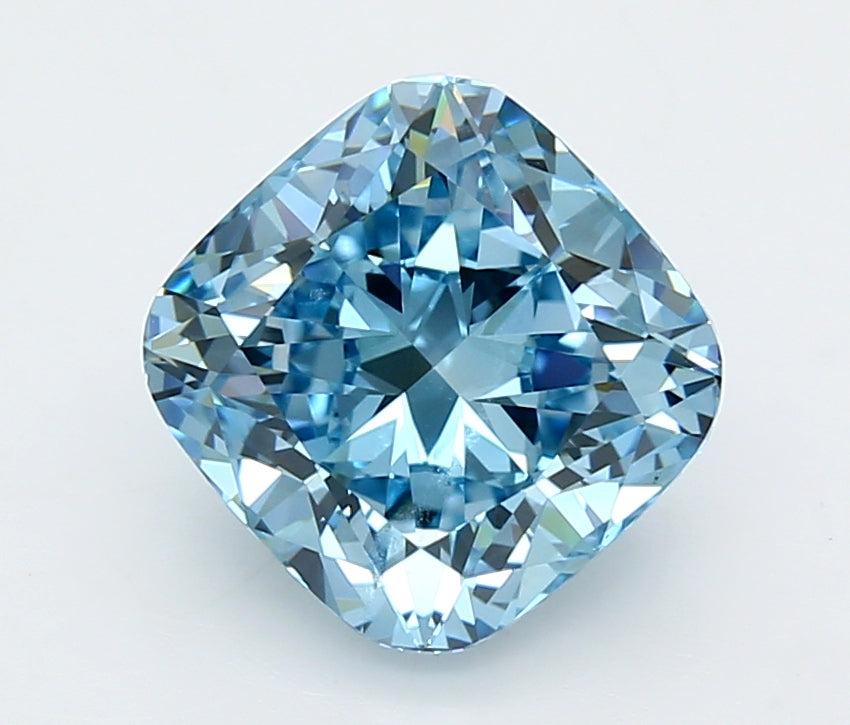 3.52 Carat Cushion Shaped, Ideal Cut, VVS2 Clarity, IGI Certified Lab Grown Diamond
