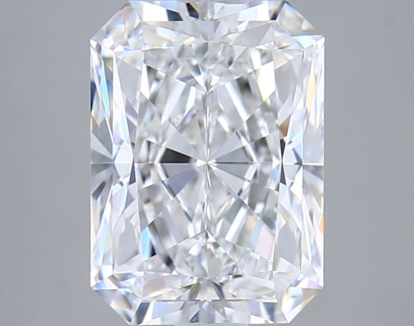 2.03 Carat Radiant Shaped, Ideal Cut, E Color, VVS1 Clarity, IGI Certified Lab Grown Diamond