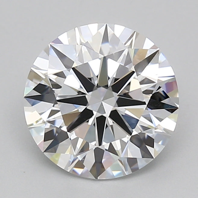 2.55 Carat Round Shaped, Ideal Cut, D Color, VVS1 Clarity, IGI Certified Lab Grown Diamond