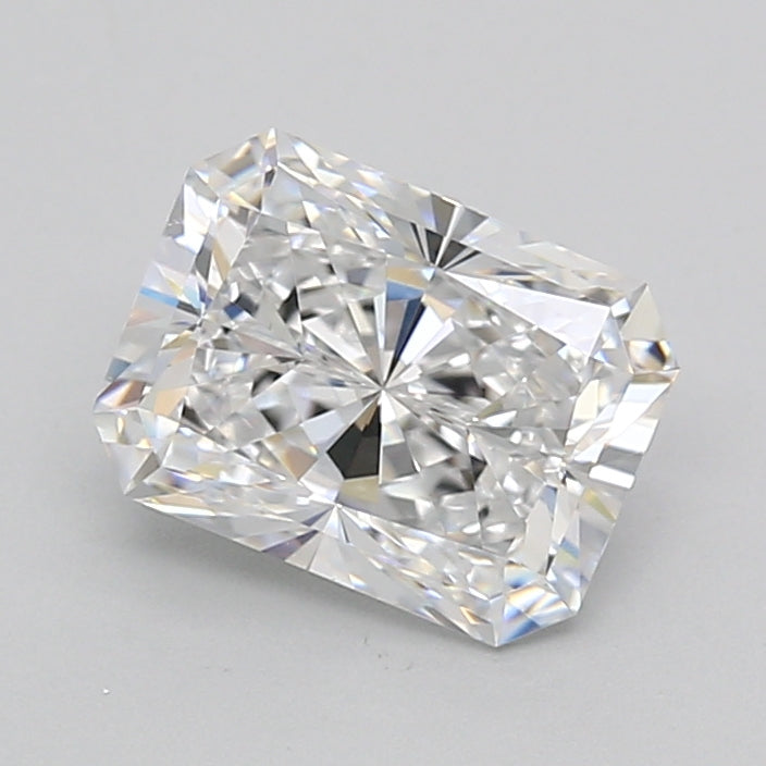 2.03 Carat Radiant Shaped, Excellent Cut, D Color, VVS1 Clarity, IGI Certified Lab Grown Diamond