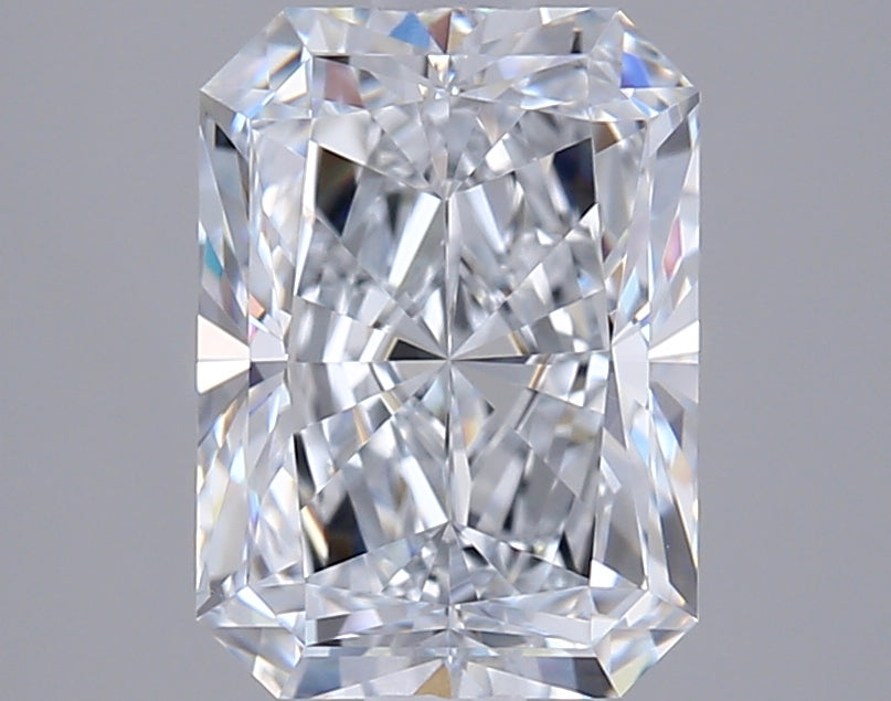 2.08 Carat Radiant Shaped, Ideal Cut, E Color, VVS1 Clarity, IGI Certified Lab Grown Diamond