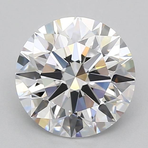 2.51 Carat Round Shaped, Ideal Cut, D Color, VVS1 Clarity, IGI Certified Lab Grown Diamond
