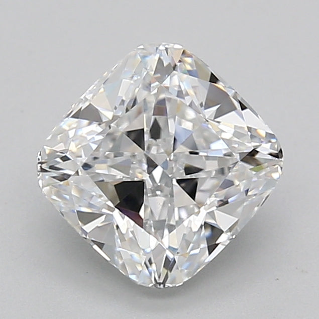 2.08 Carat Cushion Shaped, Ideal Cut, D Color, VVS1 Clarity, IGI Certified Lab Grown Diamond