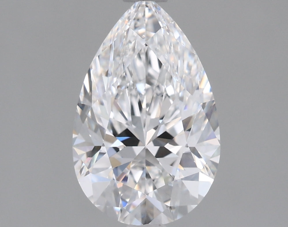 1.38 Carat Pear Shaped, Excellent Cut, D Color, VVS2 Clarity, IGI Certified Lab Grown Diamond