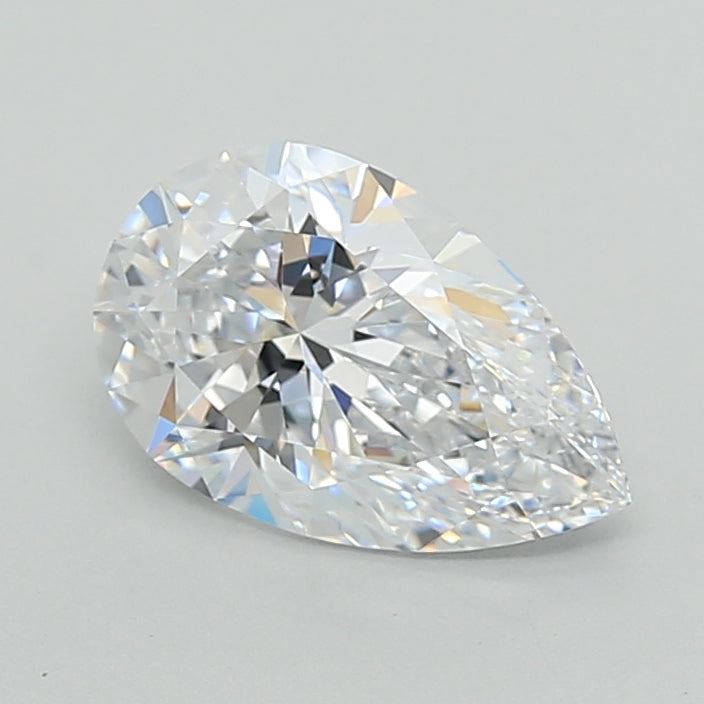2.04 Carat Pear Shaped, Excellent Cut, D Color, VVS1 Clarity, IGI Certified Lab Grown Diamond