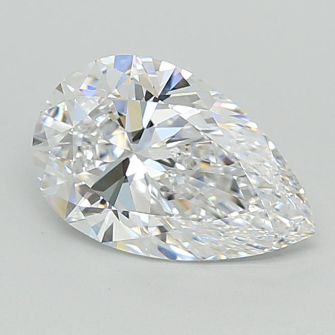 2.02 Carat Pear Shaped, Ideal Cut, D Color, VVS1 Clarity, IGI Certified Lab Grown Diamond