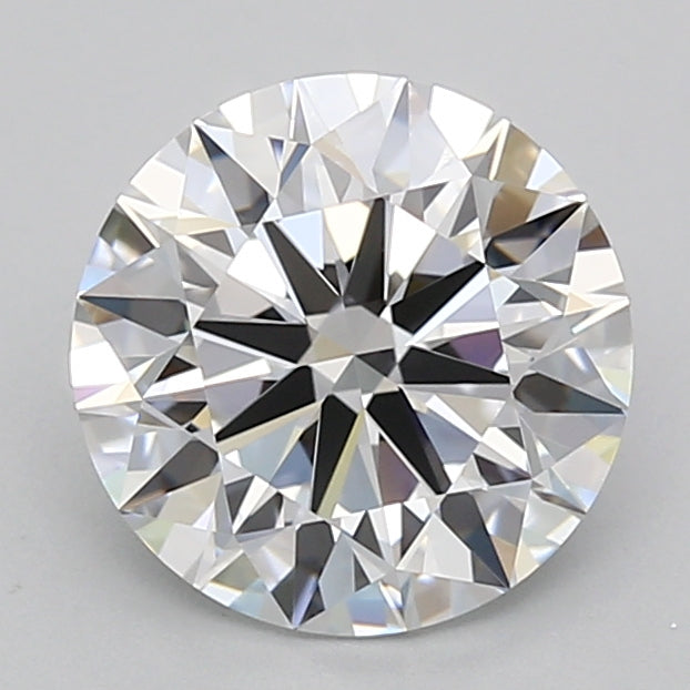 2.52 Carat Round Shaped, Ideal Cut, D Color, VVS1 Clarity, IGI Certified Lab Grown Diamond
