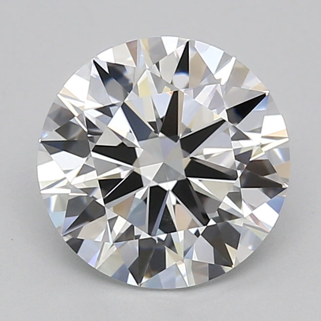 2.55 Carat Round Shaped, Ideal Cut, D Color, VVS1 Clarity, IGI Certified Lab Grown Diamond